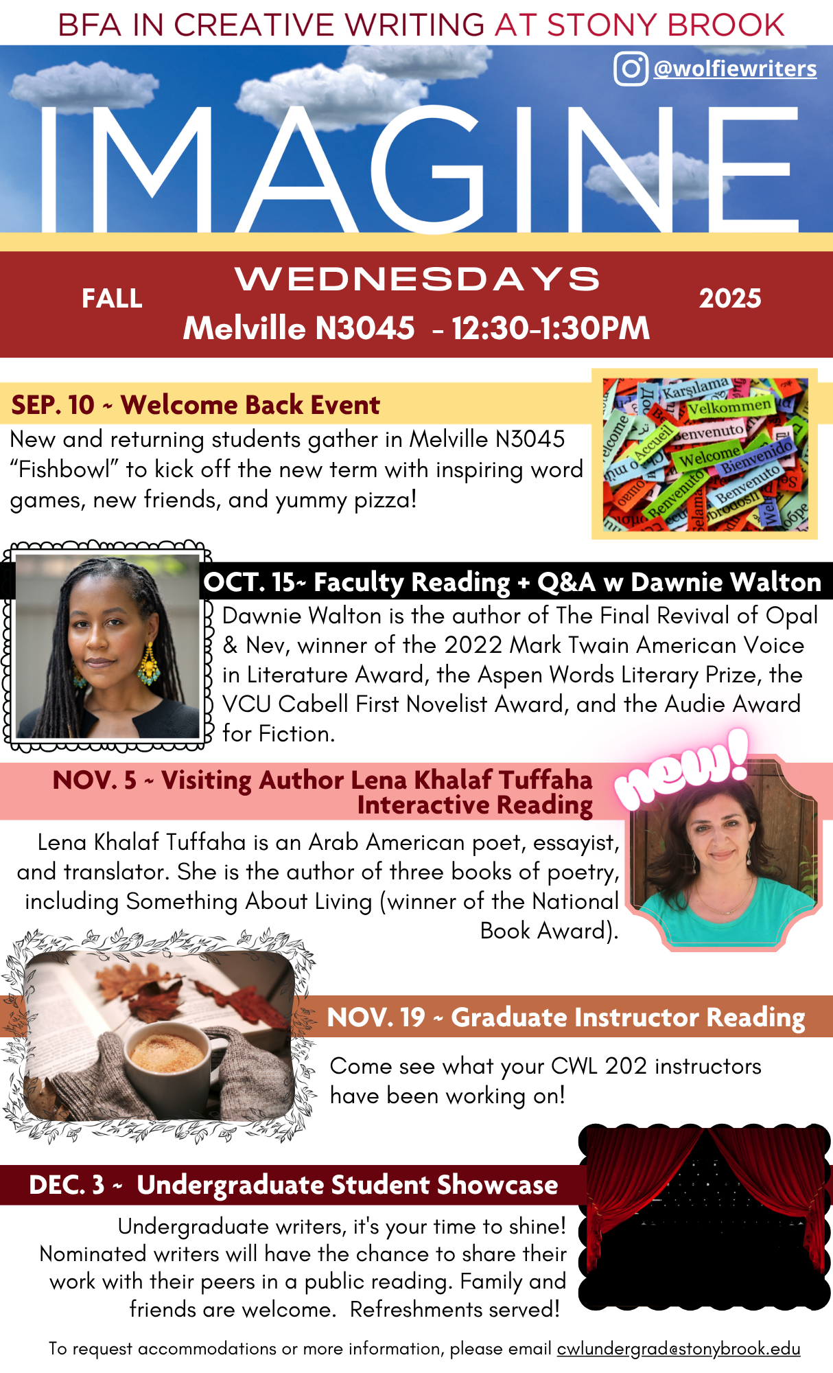 Fa 2025 IMAGINE Events Fall 2025 IMAGINE Events