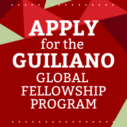 Apply now for the Guiliano Global Fellowship Program 