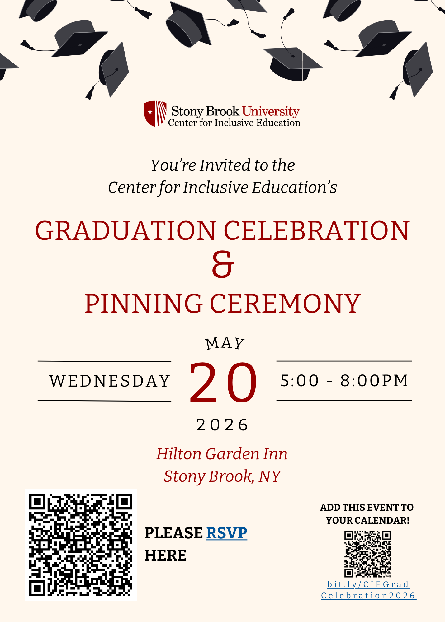 Graduation Pinning Ceremony Flyer 2026