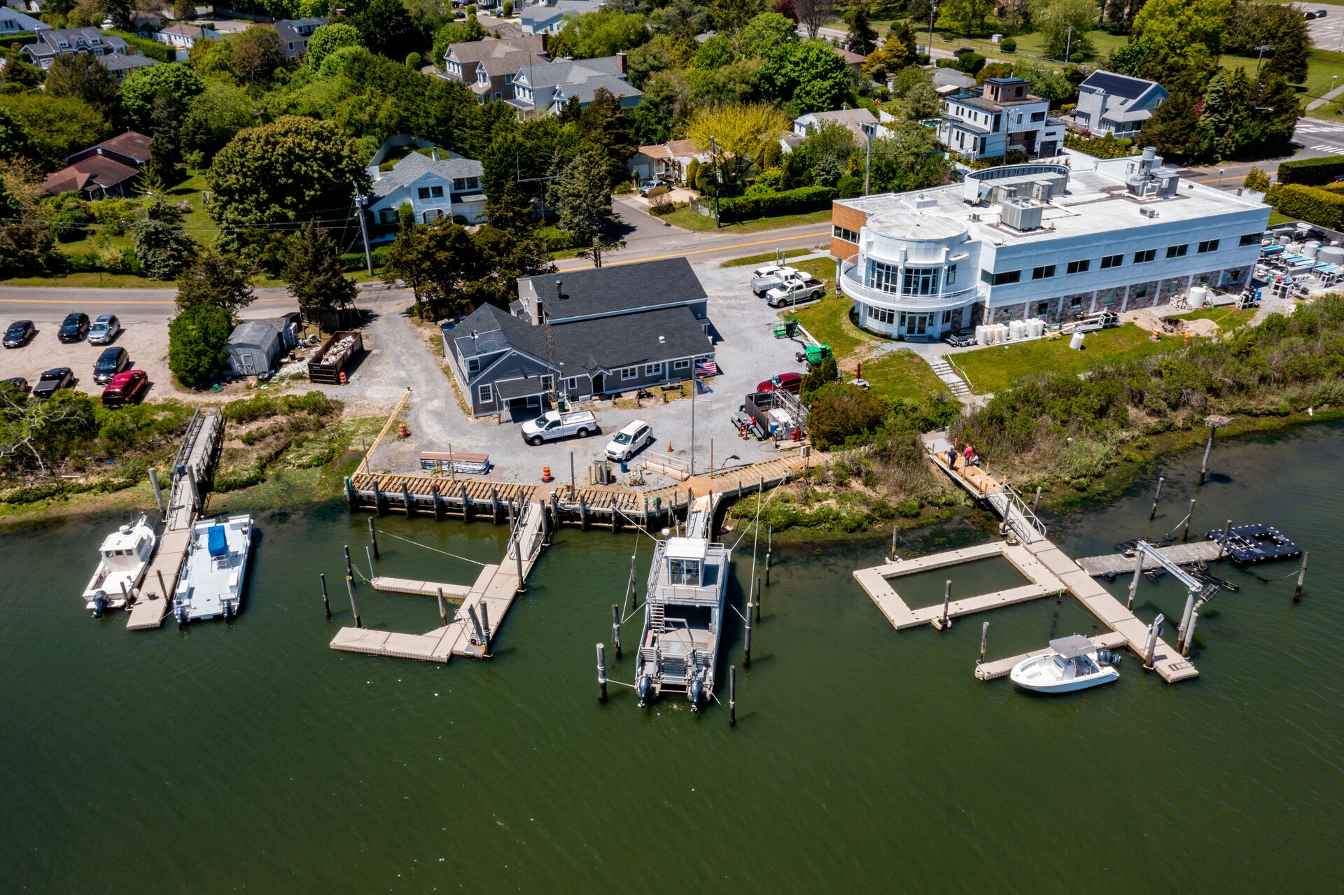 Southampton Marine Science Center Aerial View