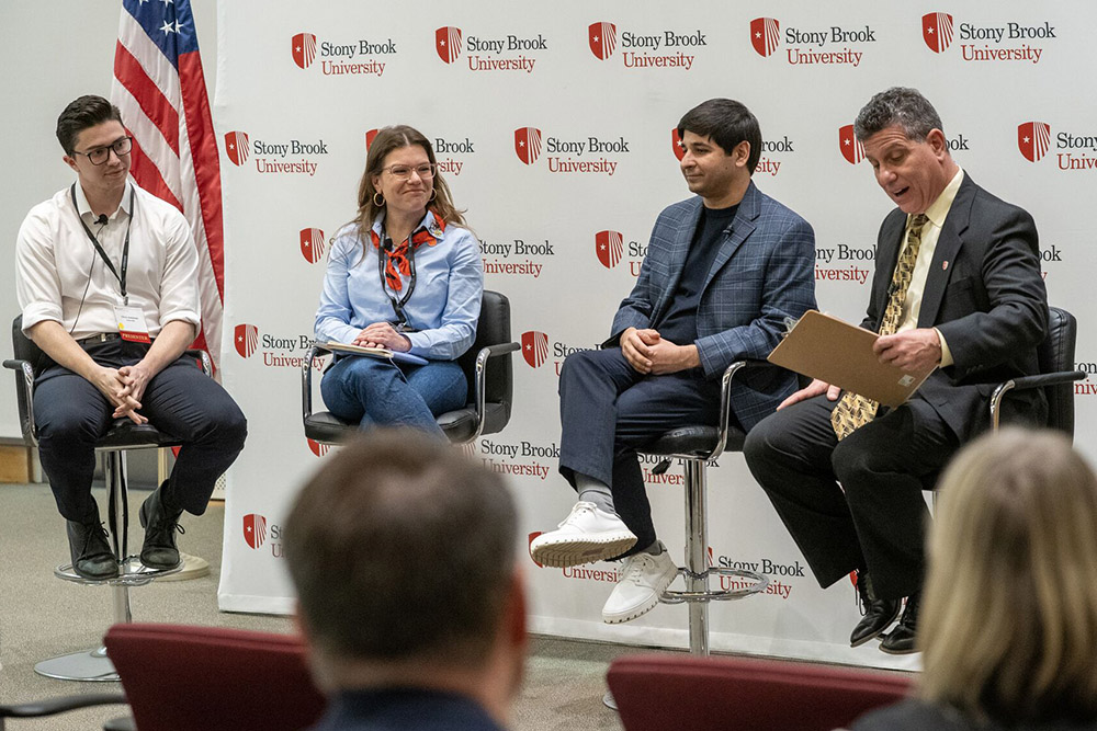 Wolf Den Panelists with Jim Acquaviva
