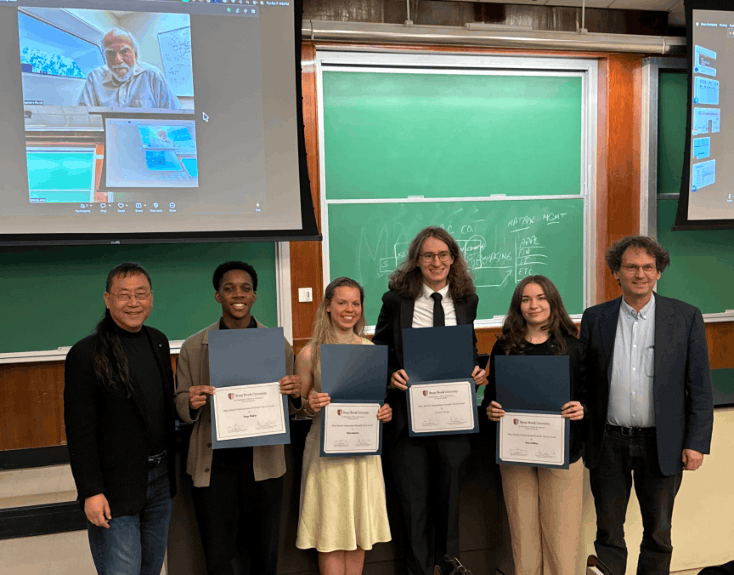 Barry Barish Undergraduate Research Travel Award recipients
