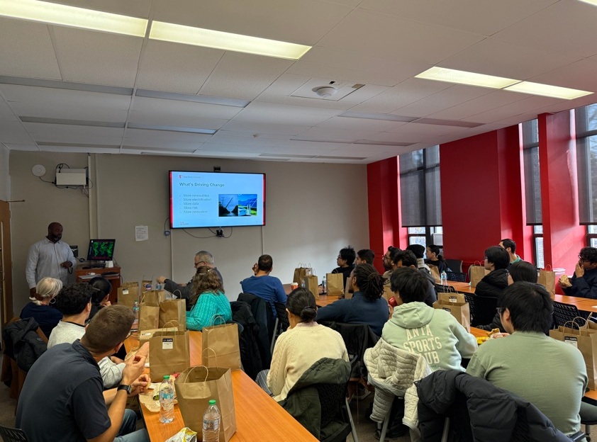 Abdelrahim Brown at the SPIR Energy Workforce Lunch and Learn