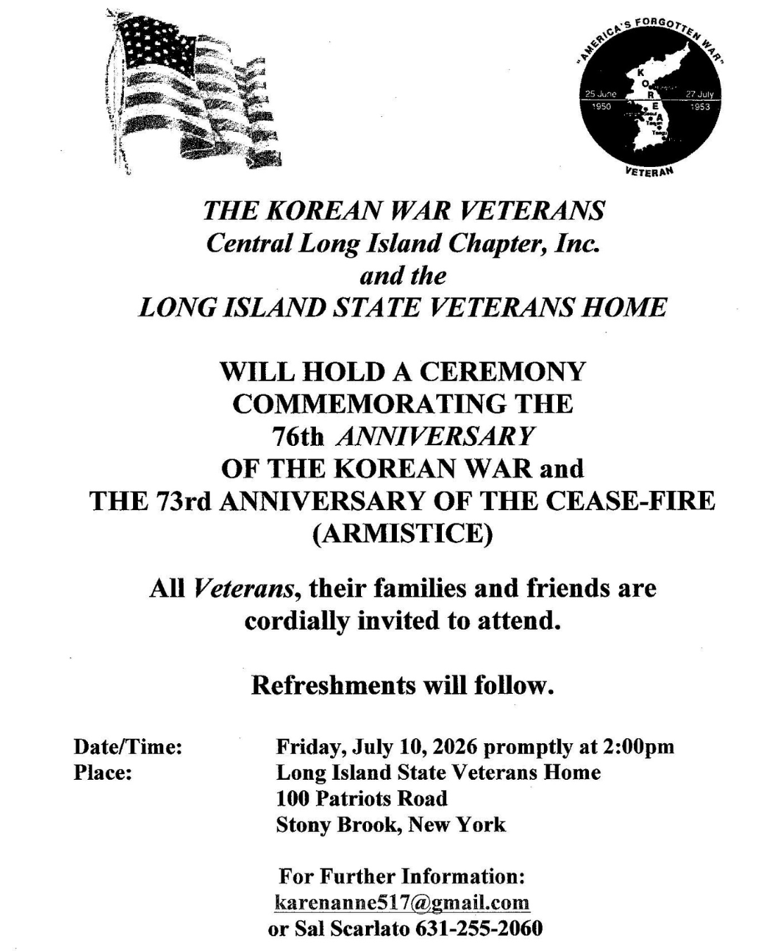 Korean War Ceremony